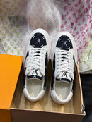 Tênis Louis Vuitton Bervelyn Hills Jeans Whithe Black