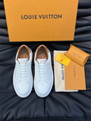Tênis Louis Vuitton Bervelyn Hills couro Whithe Brown