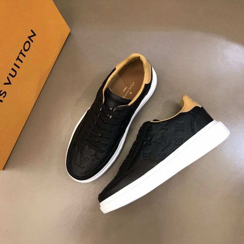 Tênis Louis Vuitton Bervelyn Hills Couro Black Brown
