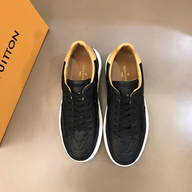 Tênis Louis Vuitton Bervelyn Hills Couro Black Brown