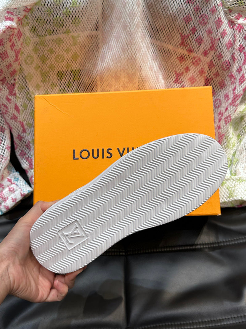 Tênis Louis Vuitton Bervelyn Hills Jeans Whithe