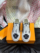 Tênis Louis Vuitton Bervelyn Hills Jeans Whithe Black
