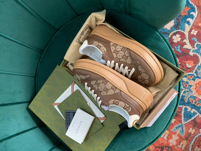 Tênis Gucci GG Supreme Brown