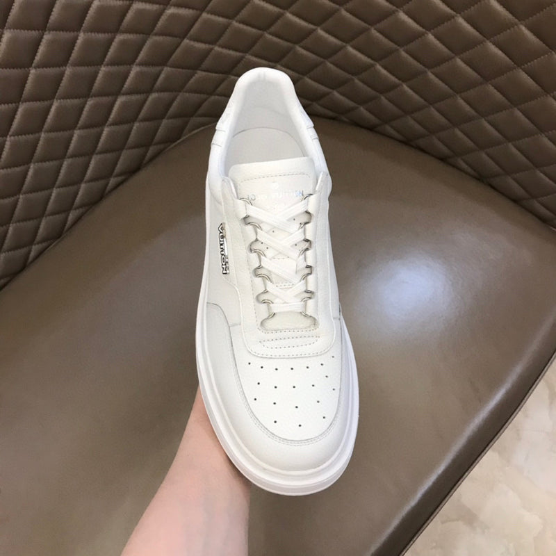 Tênis Louis Vuitton Bervelyn Hills couro Whithe