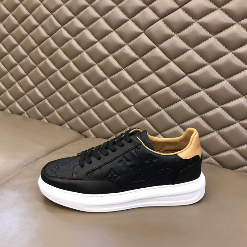 Tênis Louis Vuitton Bervelyn Hills Couro Black Brown