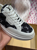 Tênis Louis Vuitton Bervelyn Hills Jeans Whithe Black