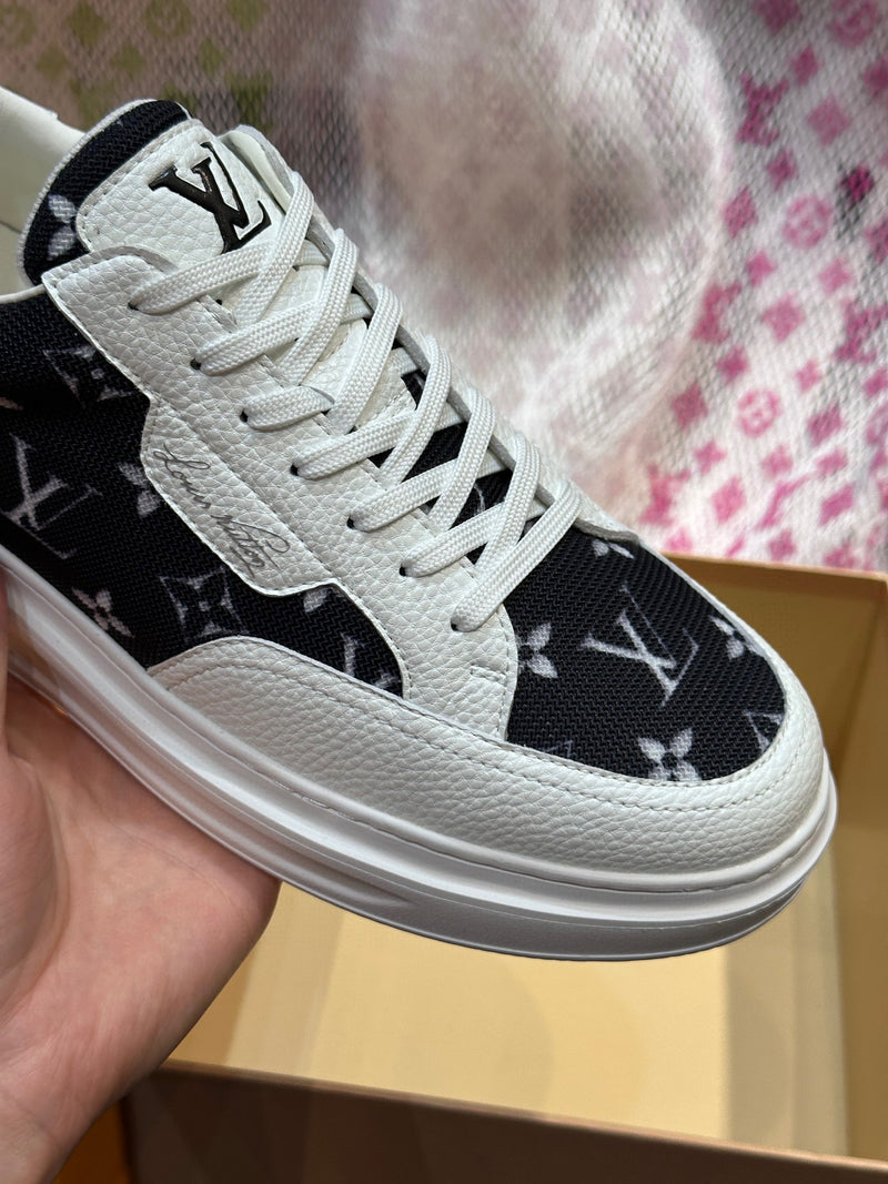 Tênis Louis Vuitton Bervelyn Hills Jeans Whithe Black