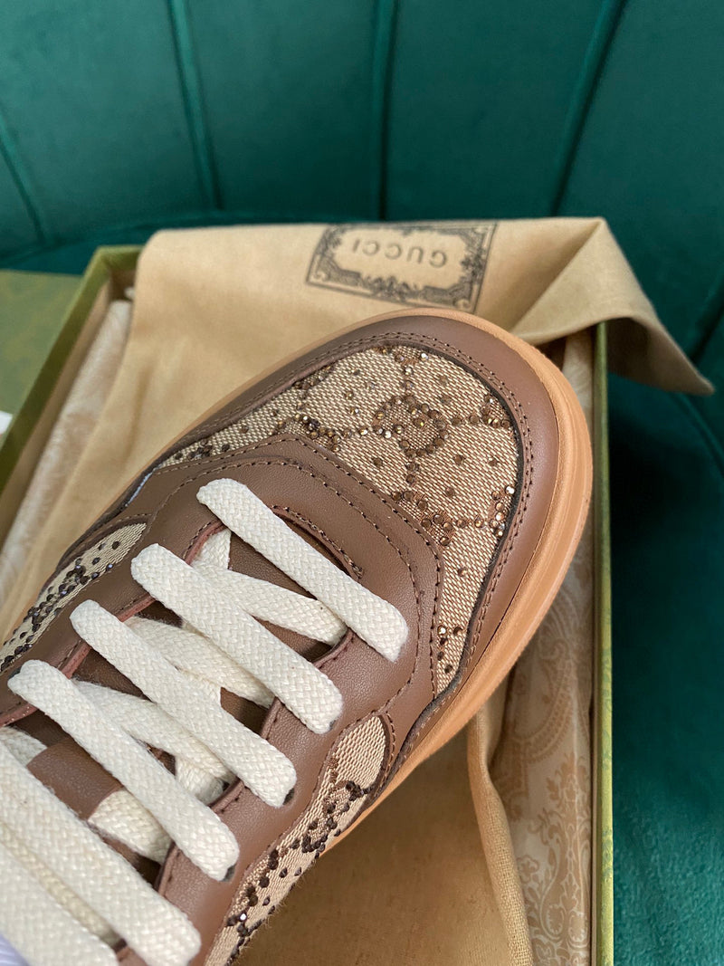 Tênis Gucci GG Supreme Brown