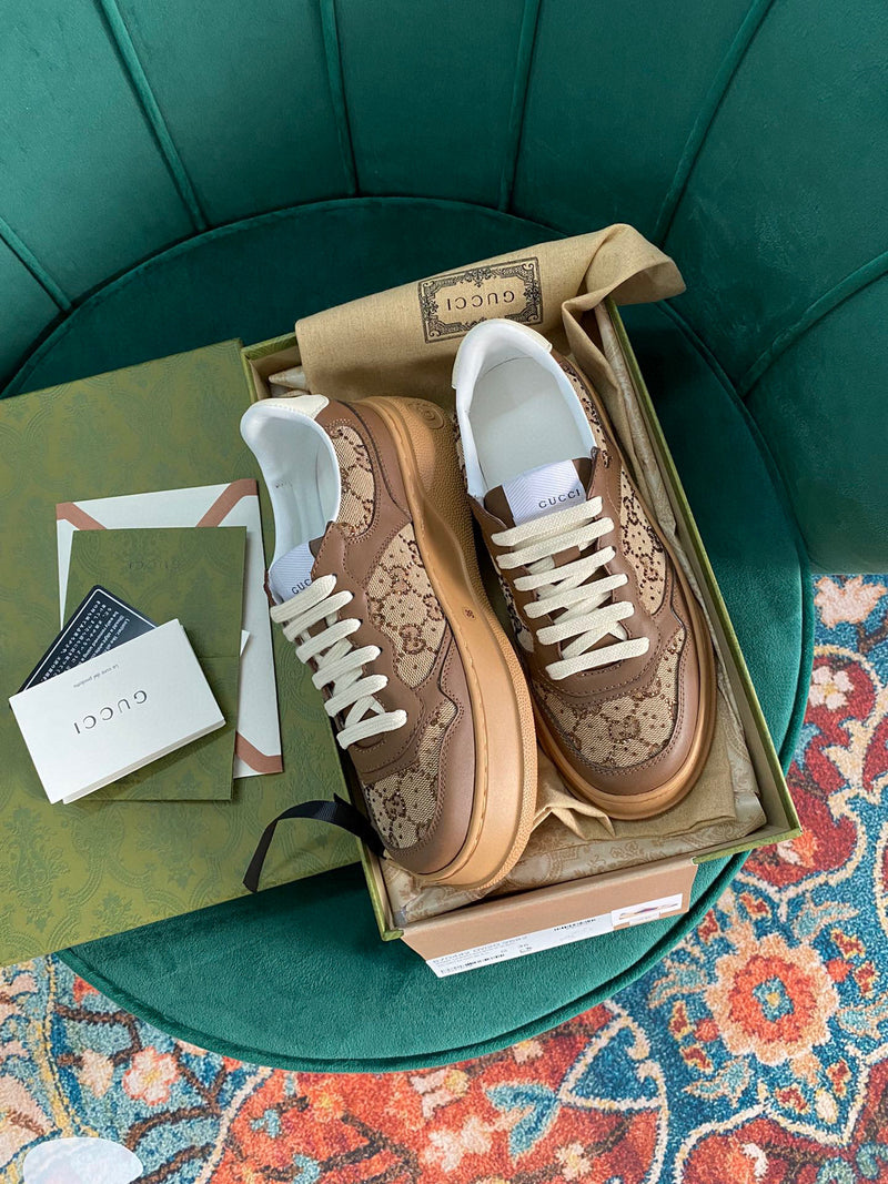 Tênis Gucci GG Supreme Brown