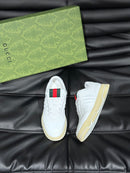 Tênis Gucci GG supreme couro Whithe