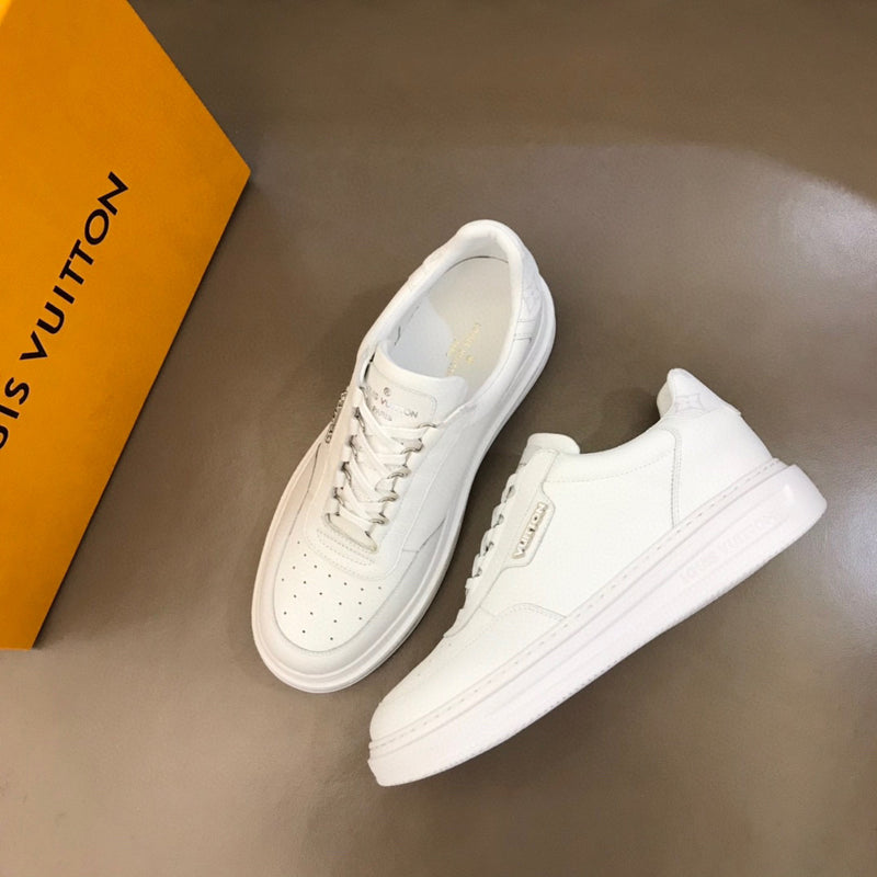 Tênis Louis Vuitton Bervelyn Hills couro Whithe