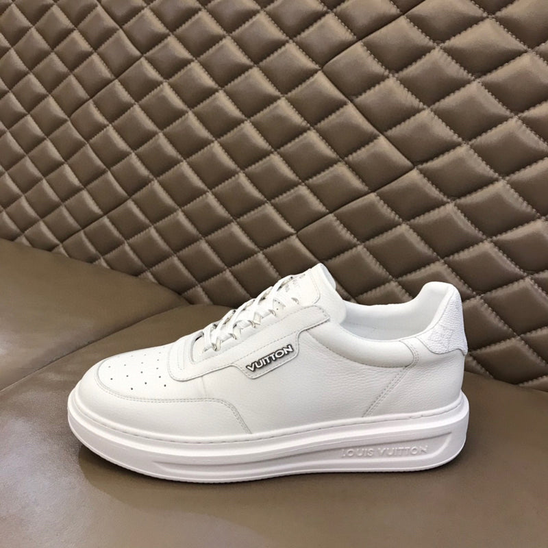 Tênis Louis Vuitton Bervelyn Hills couro Whithe