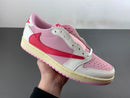 Travis Scott x Air Jordan 1 Low Og Sail tropical Pink