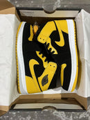 Nike Air Jordan 1 Mid SE Black Yellow noir et jaune