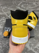 Nike Air Jordan 1 Mid SE Black Yellow noir et jaune