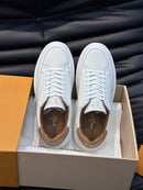 Tênis Louis Vuitton Bervelyn Hills couro Whithe Brown